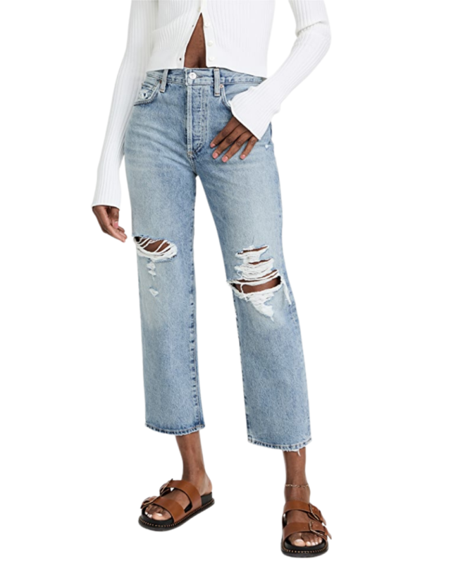Emery Crop Relaxed Straight Jeans
