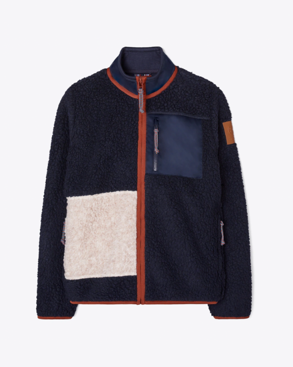 Fleece Color-Block Jacket