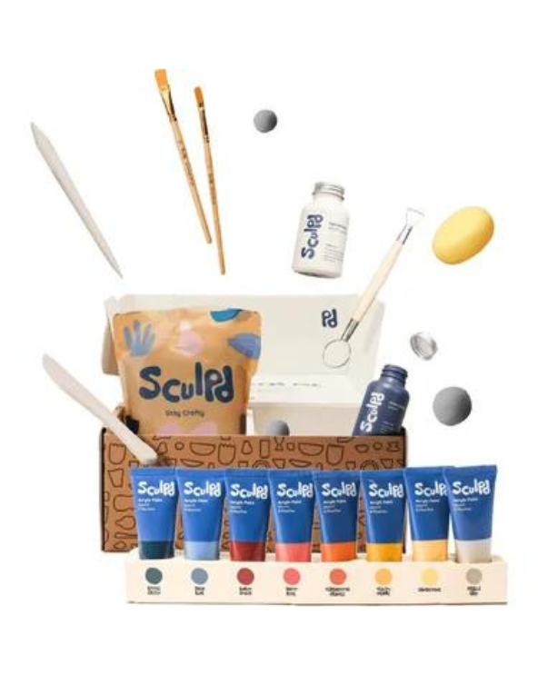 Home Pottery Kit With Paint Set