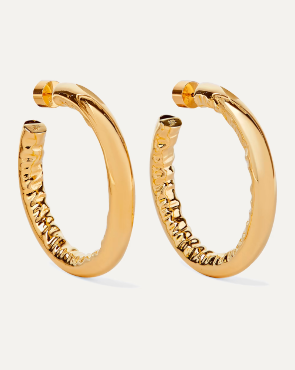 Jennifer Fisher Gold-Plated Hoop Earrings