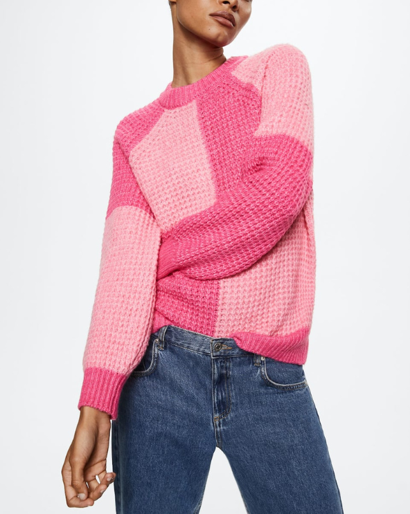 Mango Reverse Knit Sweater