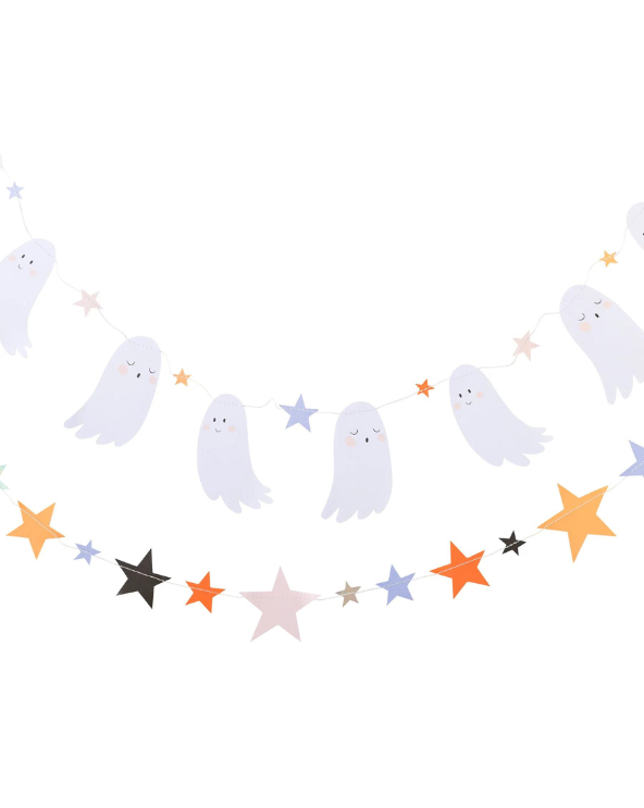Trick Or Treat Ghosts Banner Set